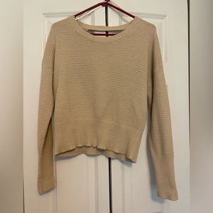 Hippie Rose Sweater Khaki Long-Sleeve Medium